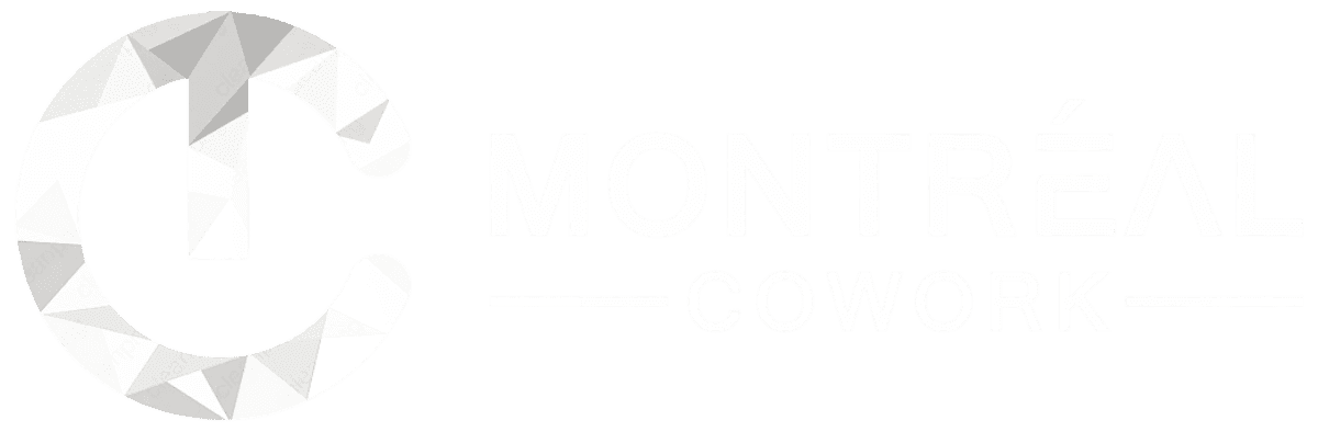 Montreal Cowork white logo